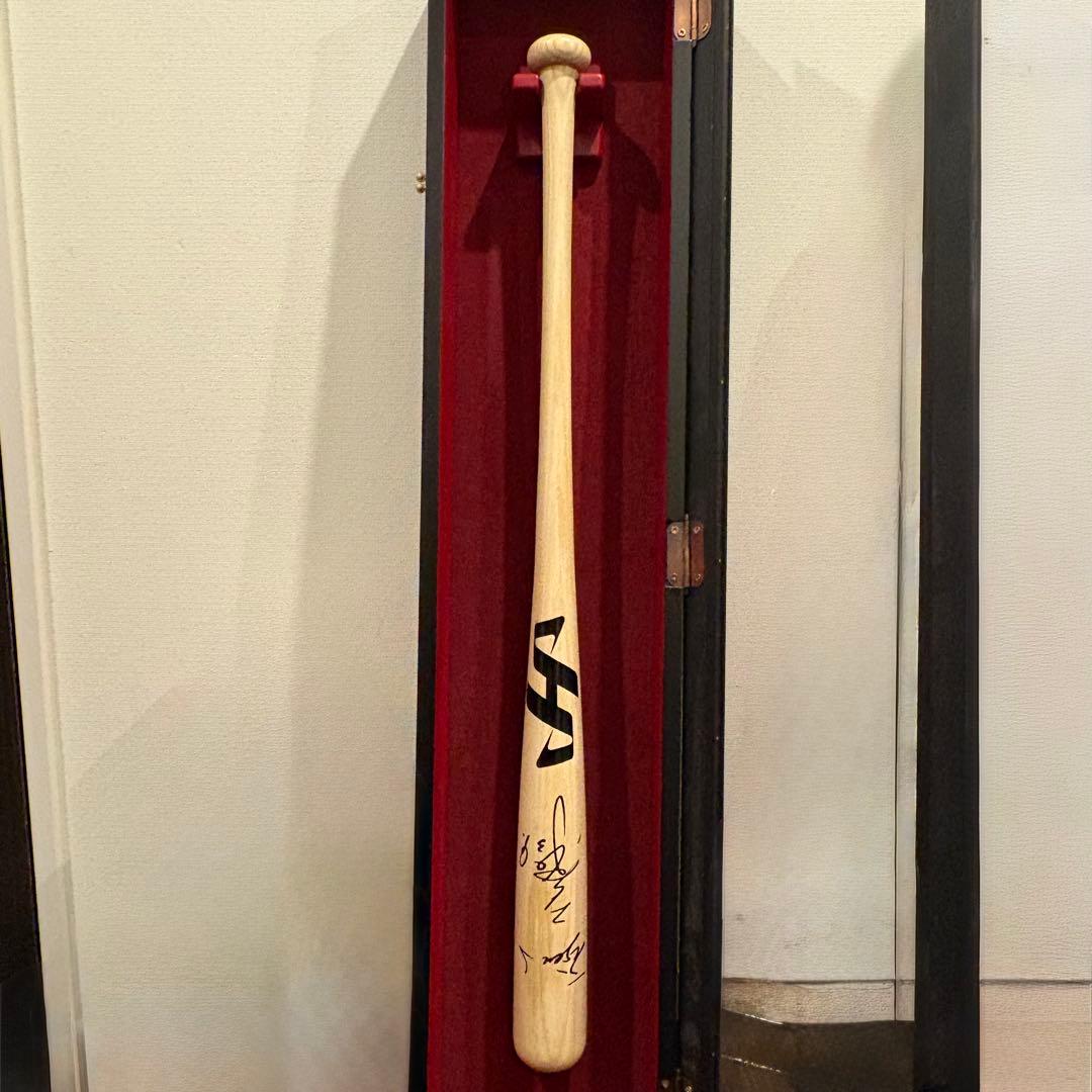 【美品】元阪神タイガース 矢野燿大さん サイン入りバット