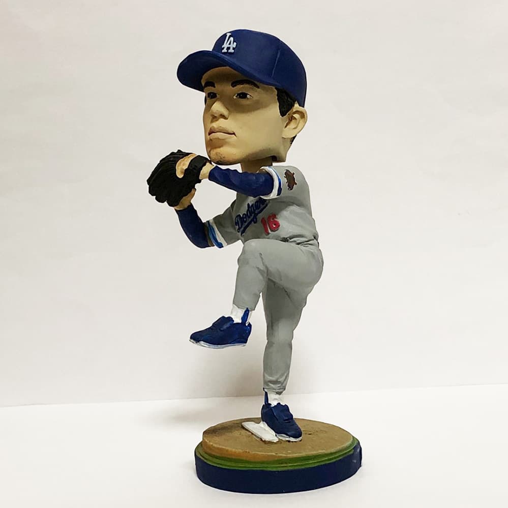 【球場配布品】野茂英雄 トルネード ボブルヘッド ドジャース 非売品 ＃003