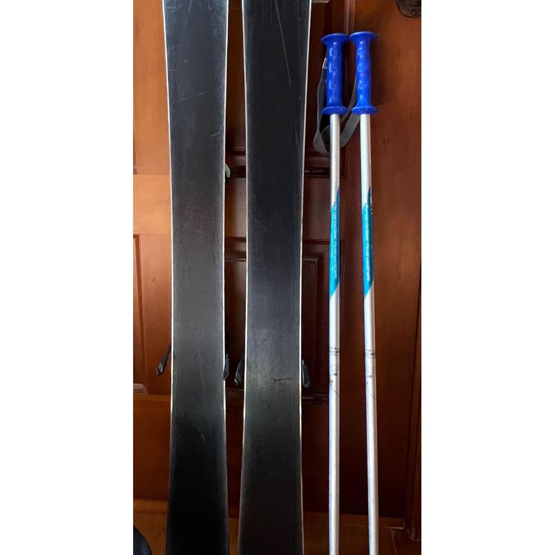 【収納袋付き】ロシニョール キッズ スキーセット板116cm/ブーツ21cm