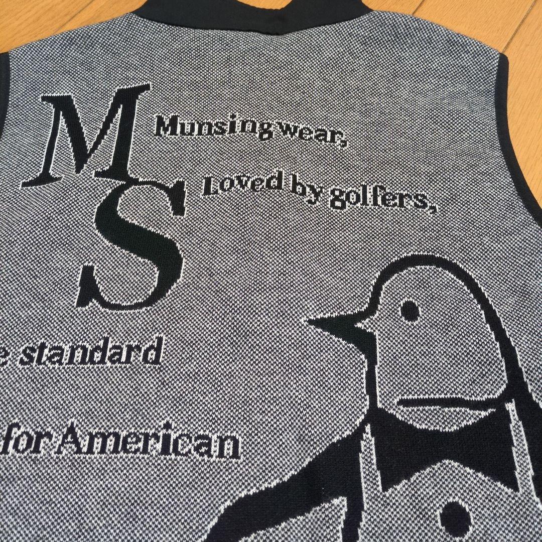 美品　マンシングウェアフルジップベスト　レディースM