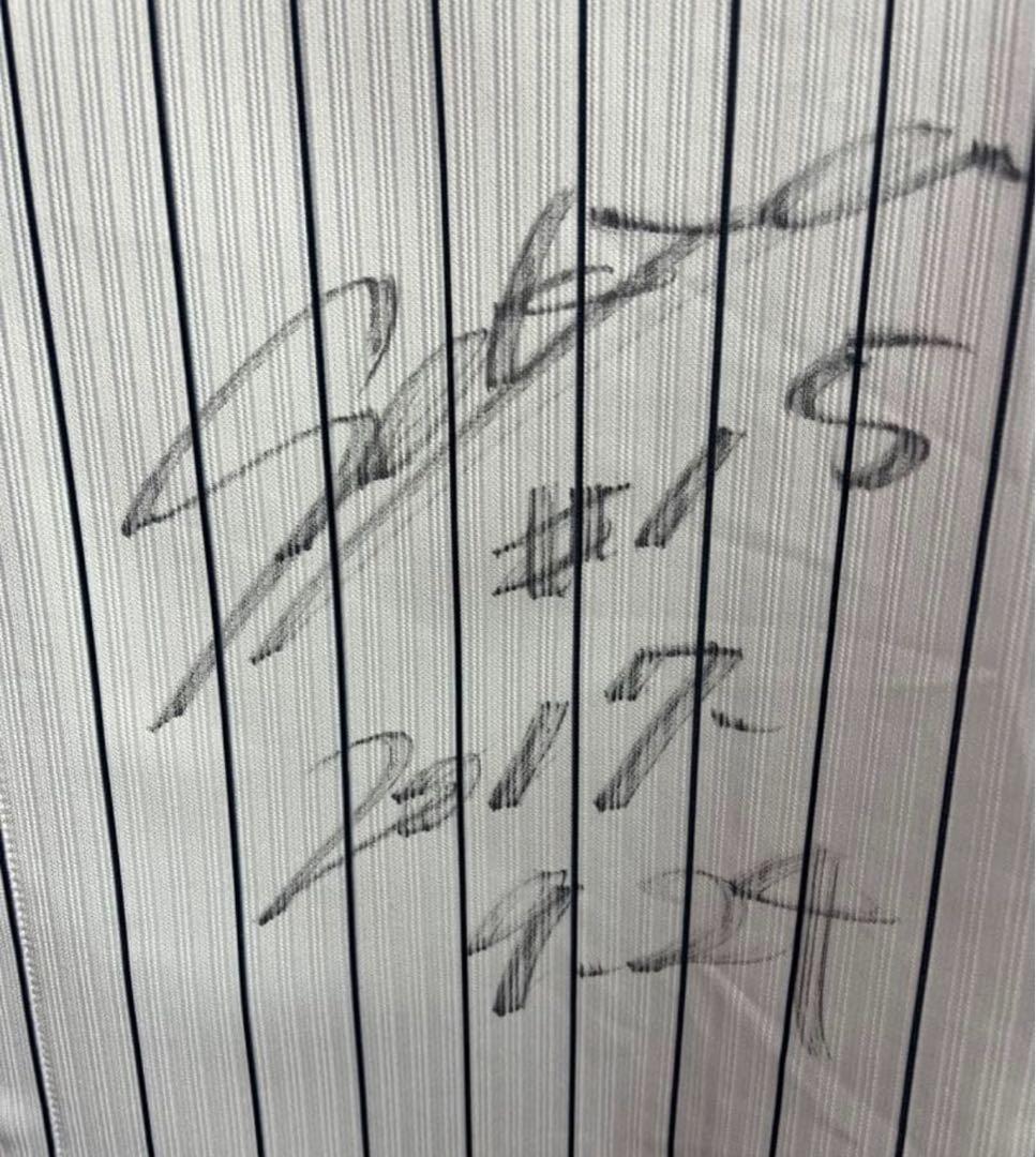 【実着用】　井口資仁引退試合　ユニフォーム　千葉ロッテ　関谷　支給品
