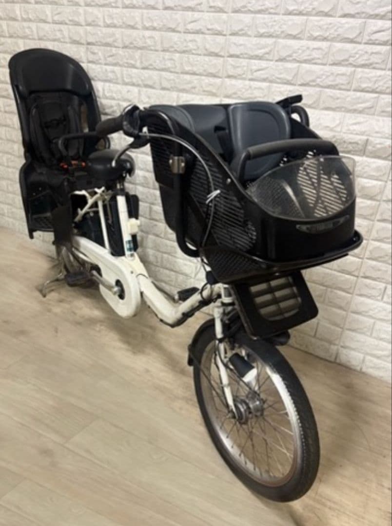 ✨美品✨大容量8Ah✨室内保管✨パナソニック ギュット子供乗せ電動自転車