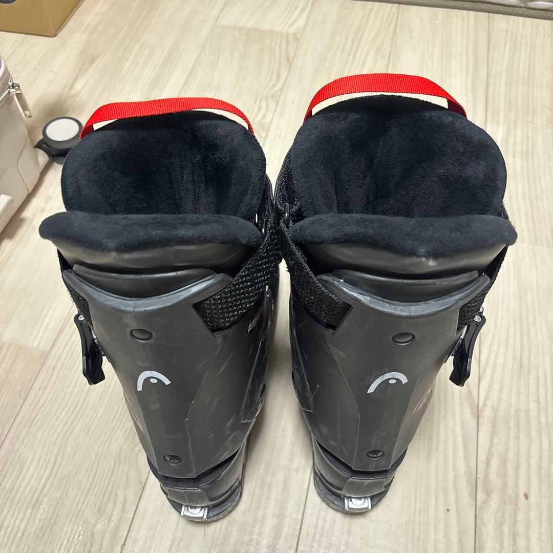 ヘッドキューブ3 70 HEAD CUBE3 70 26.5cmスキーブーツ黒赤