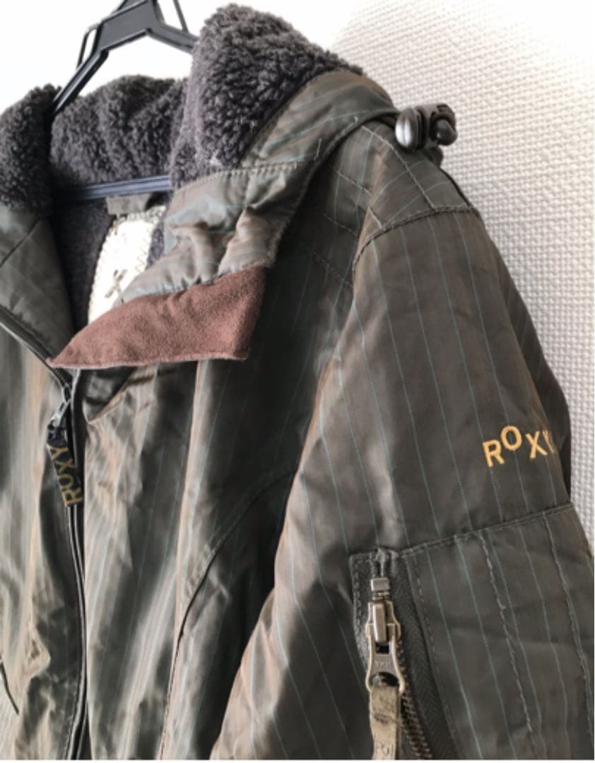 ロキシー　スノボーウェア  カーキ