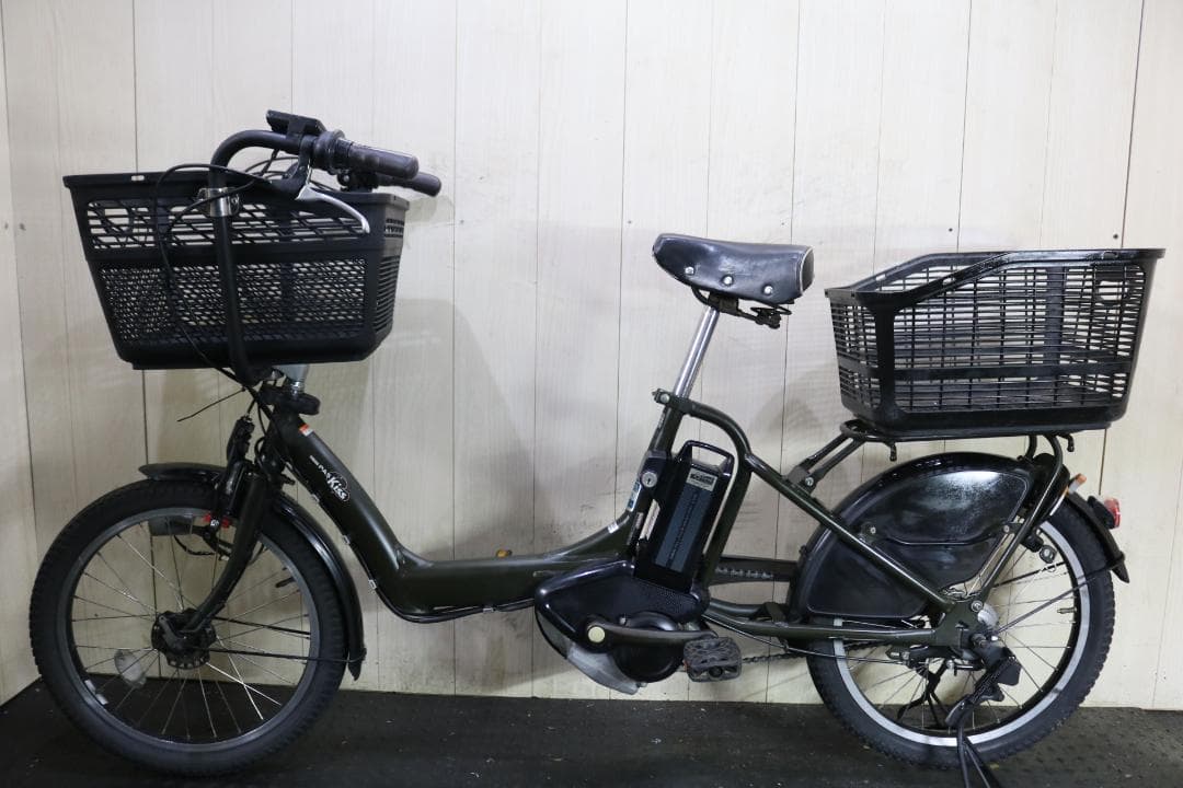 ヤマハPAS Kissmini X982-0011 20型8.7AH3段無光沢緑
