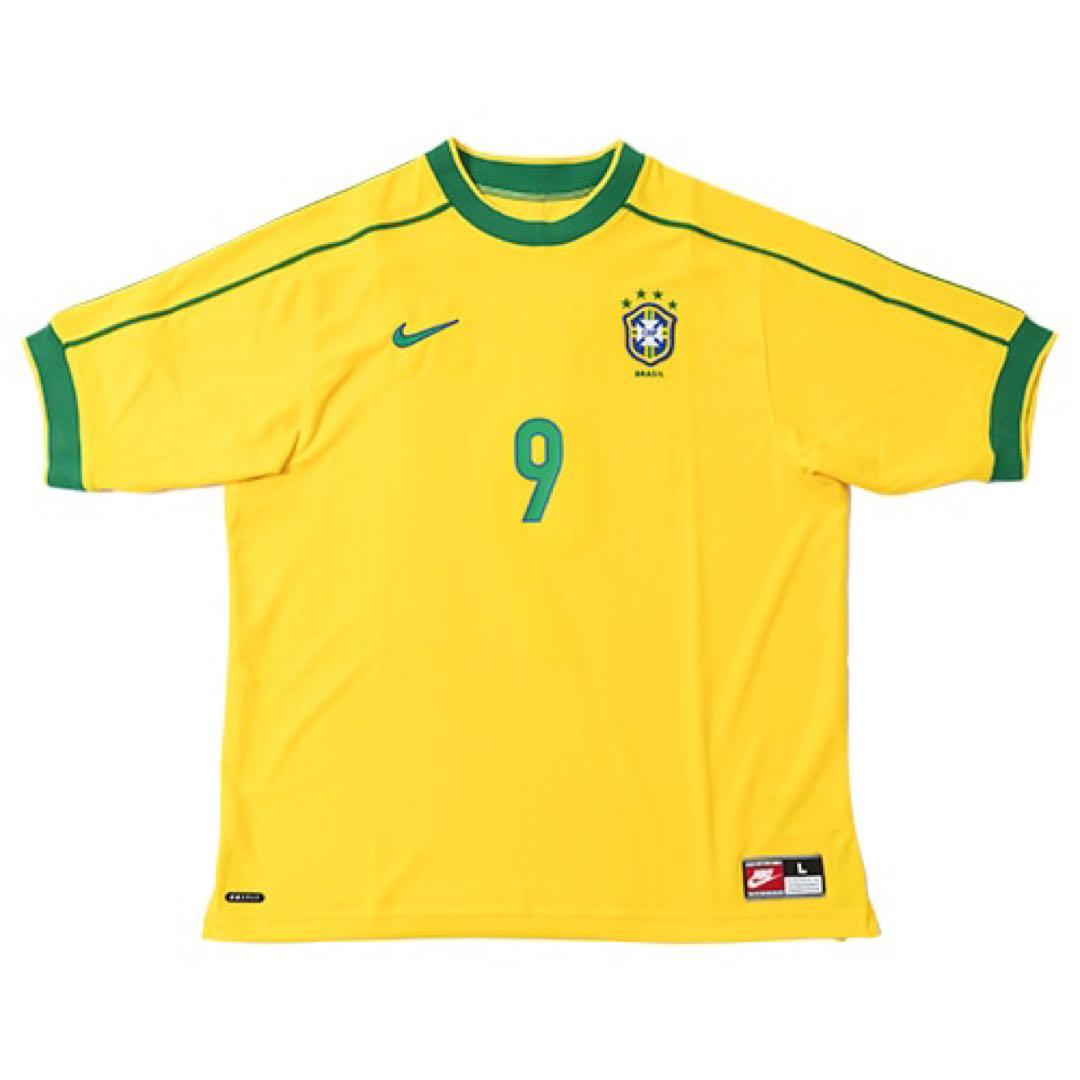 【新品未使用】 1998 ブラジル代表 リイシュー ロナウド ユニフォーム