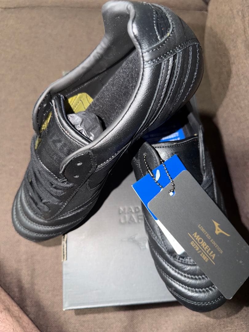 新品未使用、タグ付きMIZUNO MORELIA II 国内450足限定