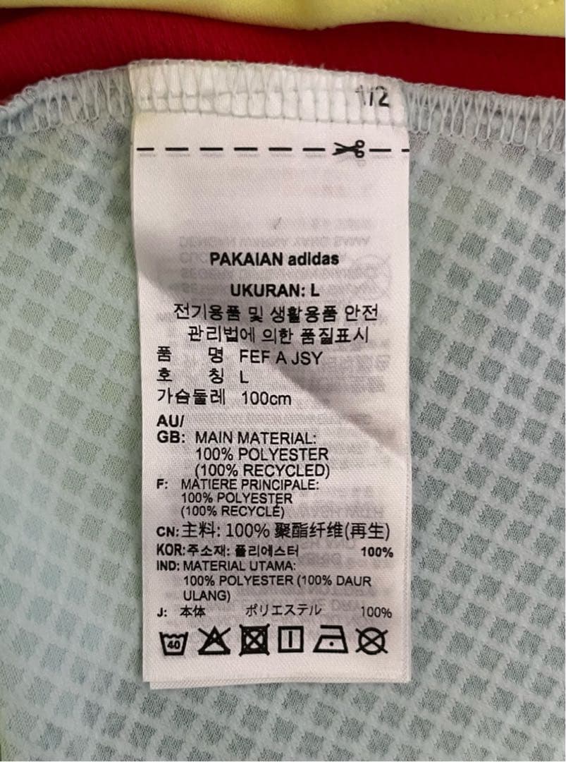 【新品・未使用・紙タグ付】スペイン代表　ユニフォーム