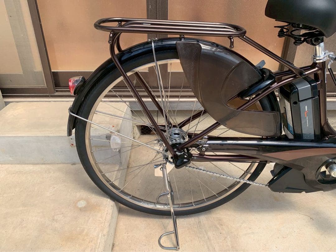 電動自転車　№6692 ヤマハ　パス　ナチュラ　26インチ ブラウン