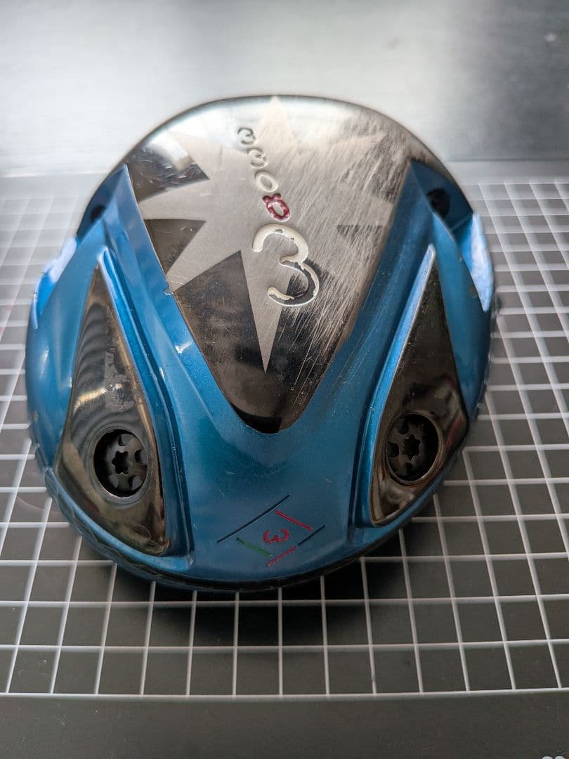 Waoww-RV-555ドライバー ヘッド パーツ（青）ヘッドカバー付属