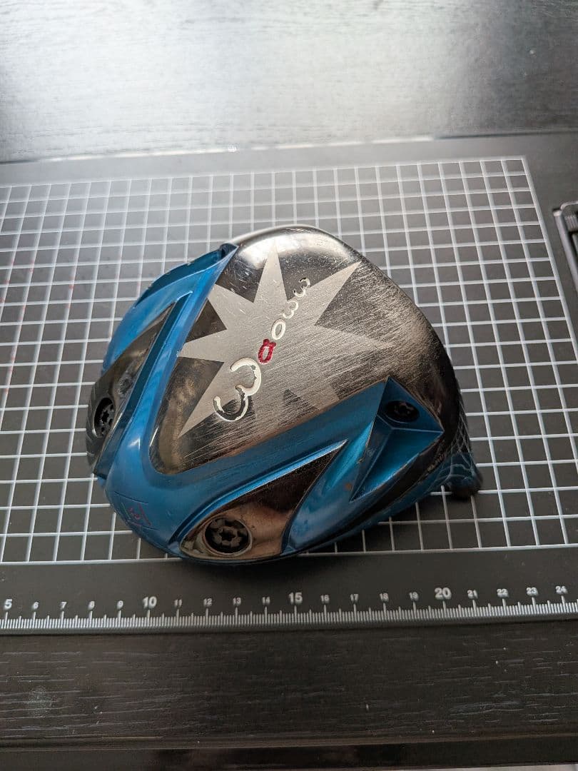 Waoww-RV-555ドライバー ヘッド パーツ（青）ヘッドカバー付属