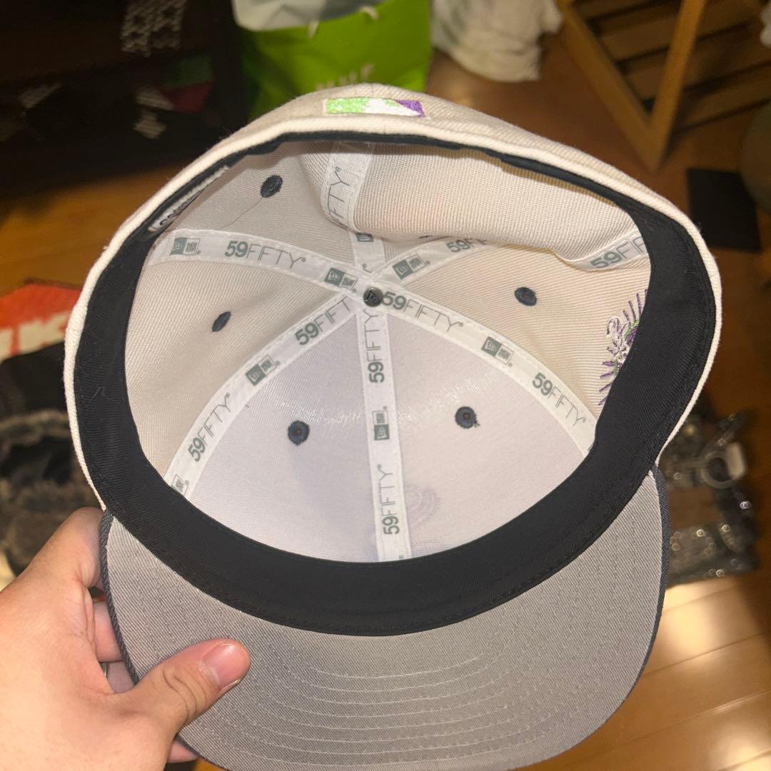 New Era LAファー付きキャップ 7 3/8