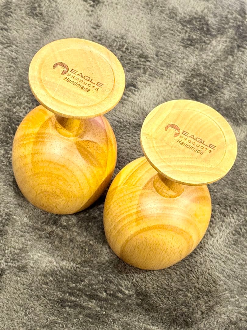 EAGLE PRODUCTS 木製ワイングラス 2個セット
