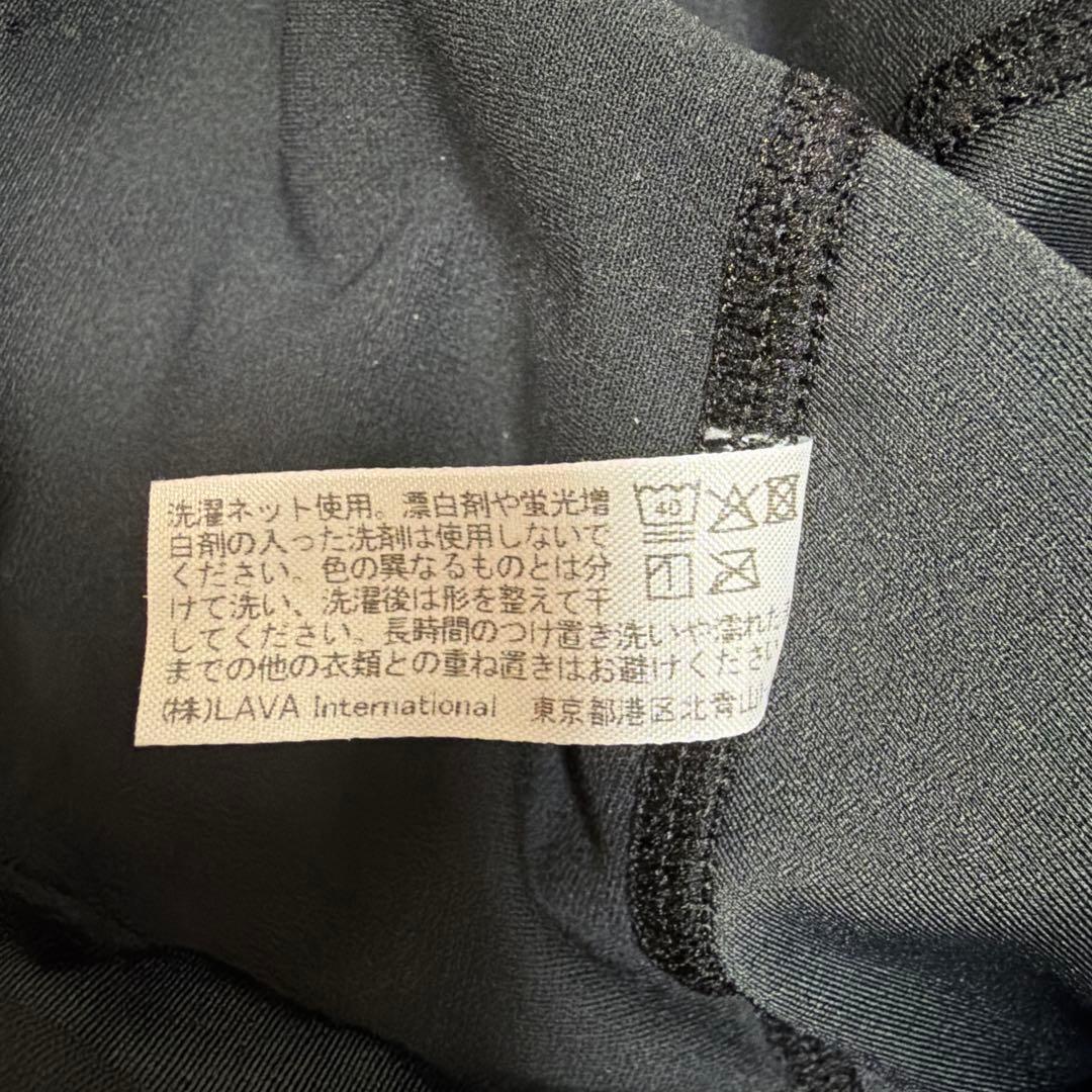 美品《リントスル》パーフェクトフォームレギンス　トレーニング　ブラック・L