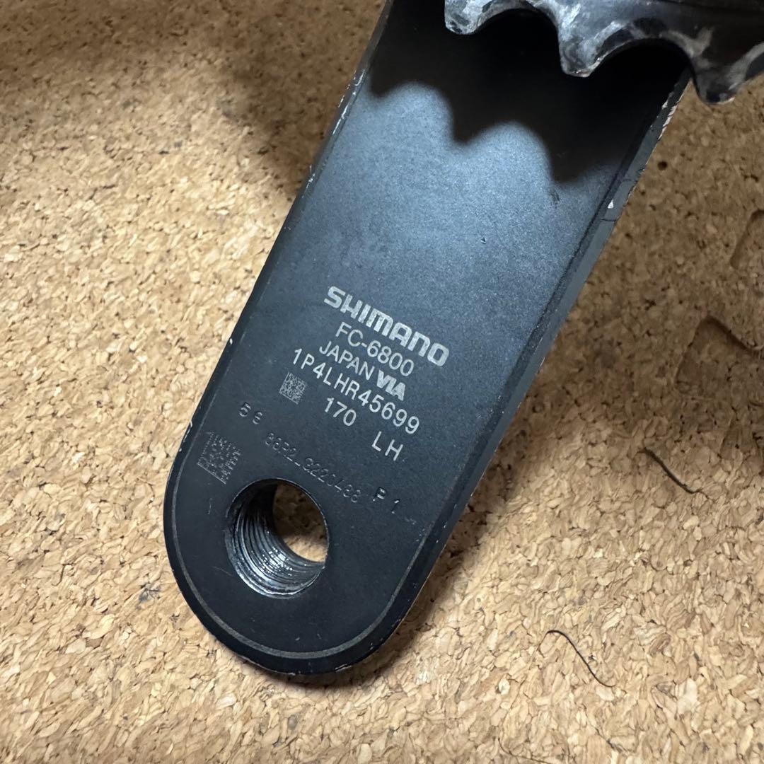 ロードバイク　アルテグラ　R6800 クランク172.5mm 53-39t