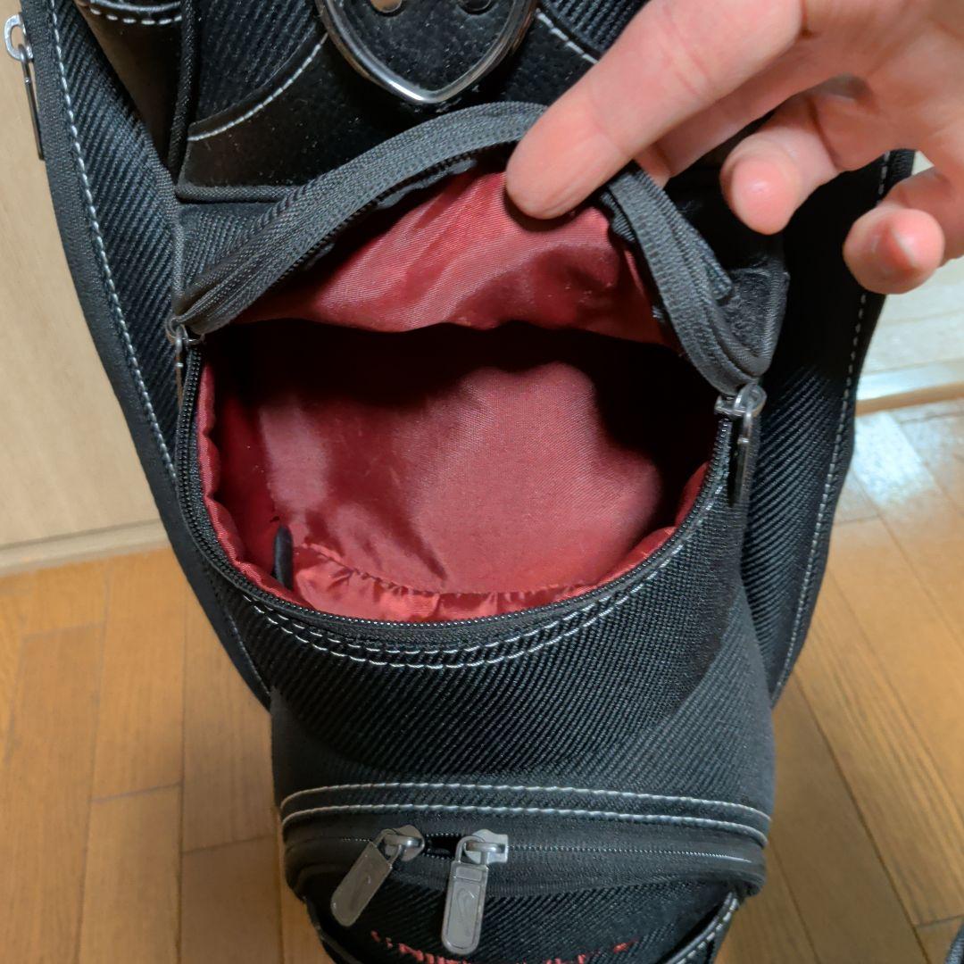 NIKE GOLF キャディバッグ ブラック/レッド