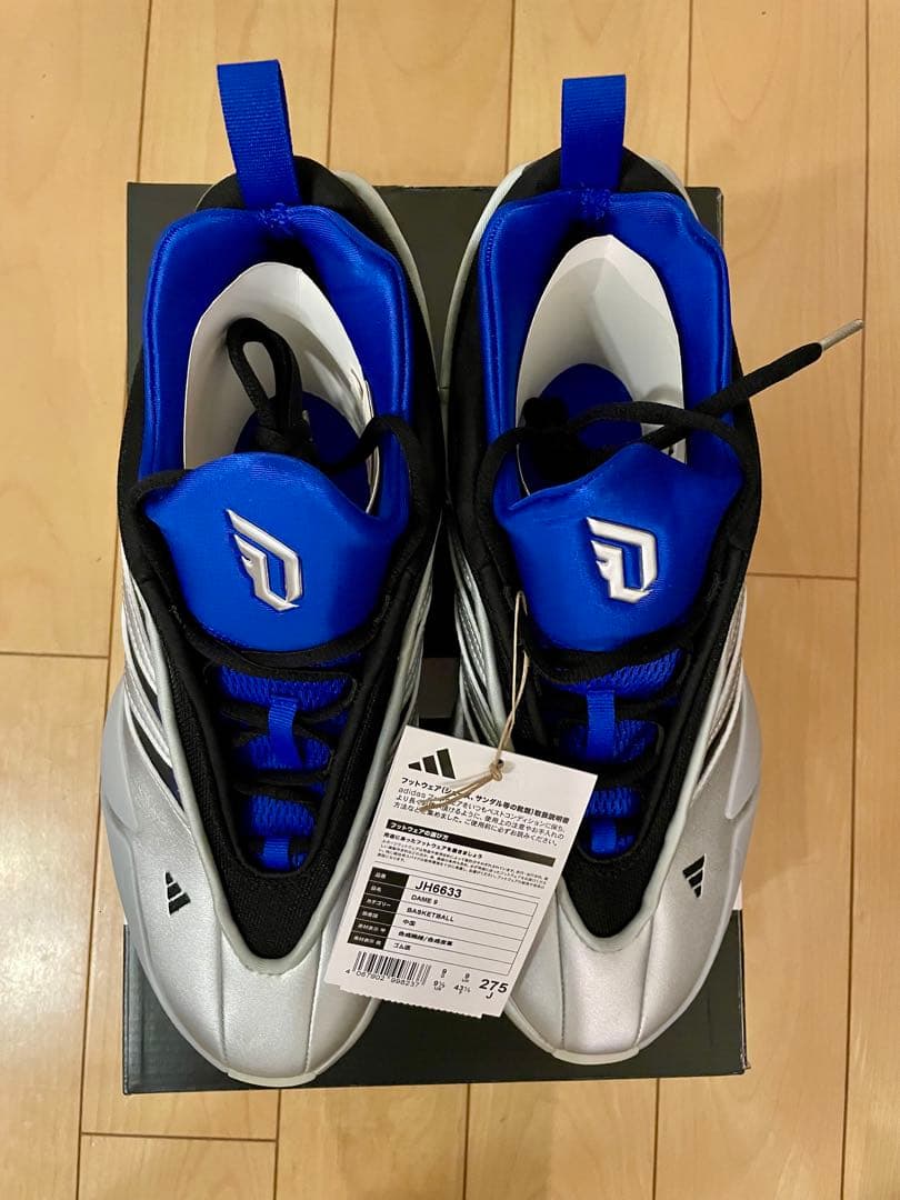 adidas、DAME 9、デイム 9、27.5センチ