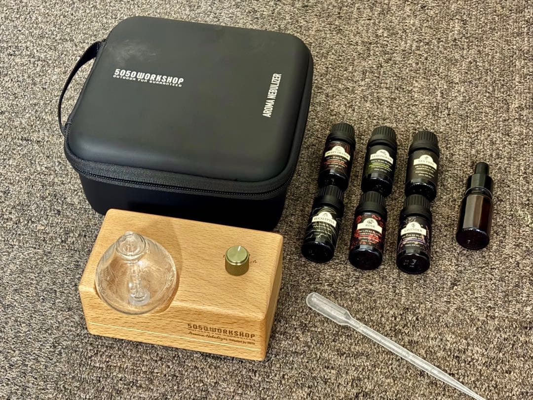 美品　5050 WORKSHOP AROMA NEBULIZER アロマオイル付