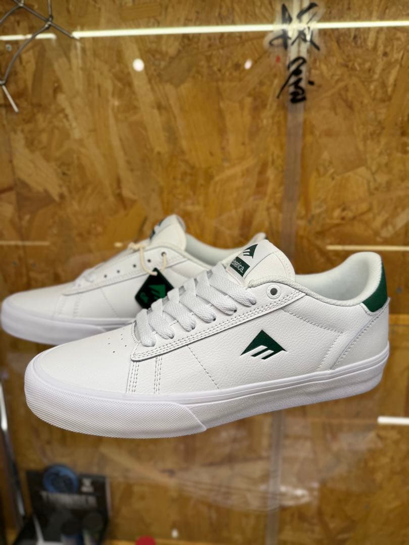 スケボー Emerica MOCA ホワイト/グリーン 26.5cm