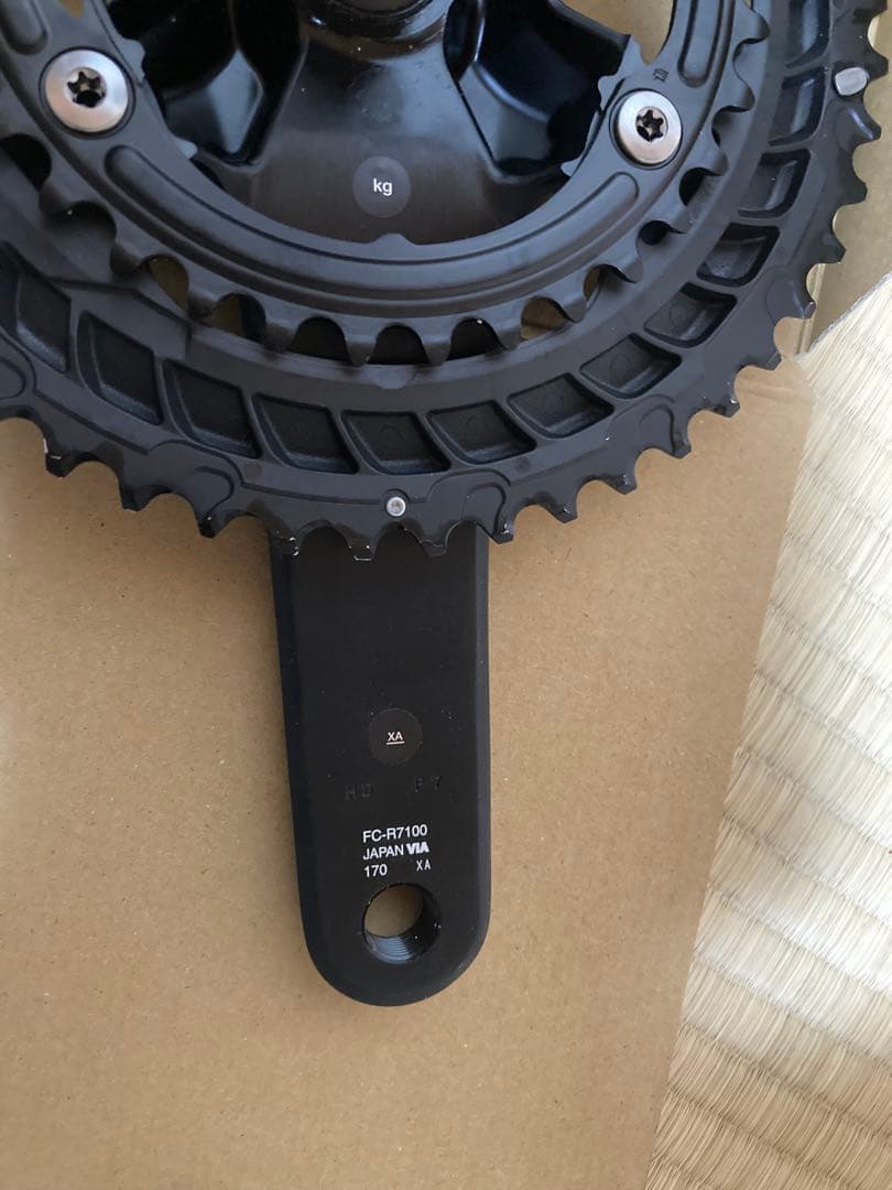 シマノ105 FC-R7100 クランクセット新車外し170mm 50-34T