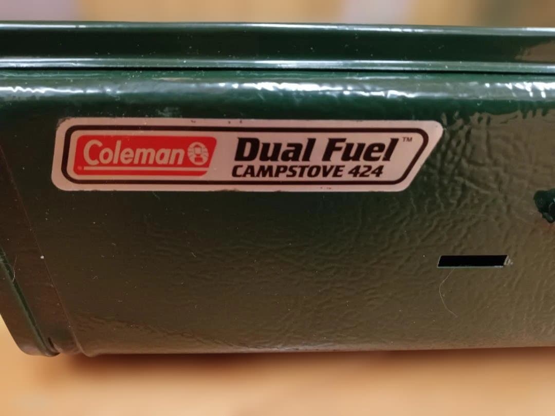 Coleman Dual Fuel 424　ツーバーナーコンロ　災害　ガソリン
