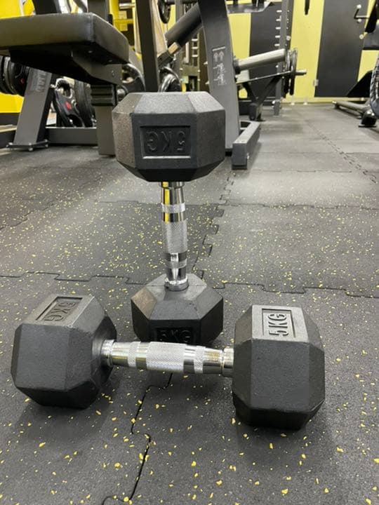 ラバーヘックス  ダンベル　4kg 8kg 各２個