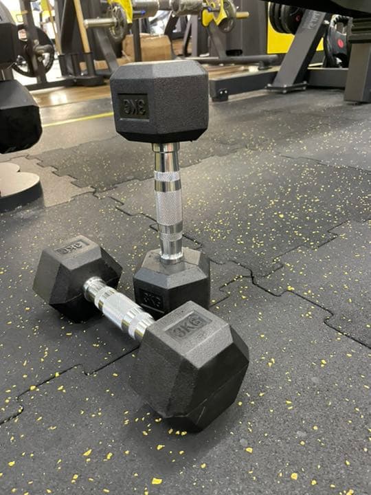 ラバーヘックス  ダンベル　4kg 8kg 各２個