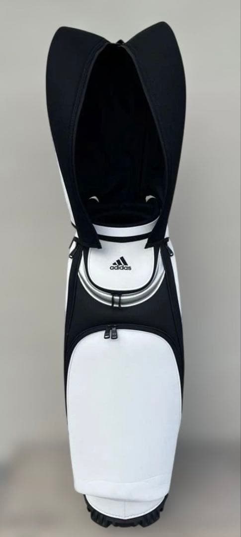 adidas キャディバッグ ホワイト/ブラック