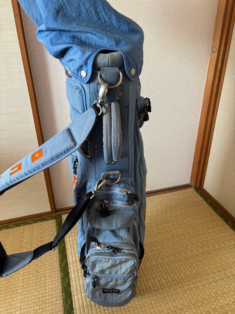 onoff スタンドバッグ 青