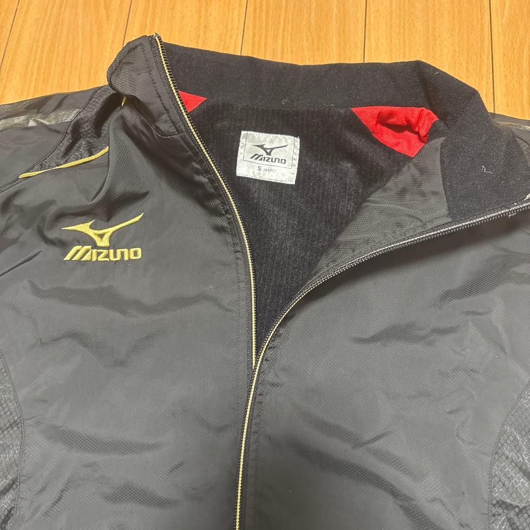 【美品】Mizuno裏起毛ウィンドブレーカー 上下 メンズS