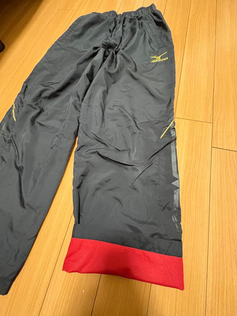 【美品】Mizuno裏起毛ウィンドブレーカー 上下 メンズS