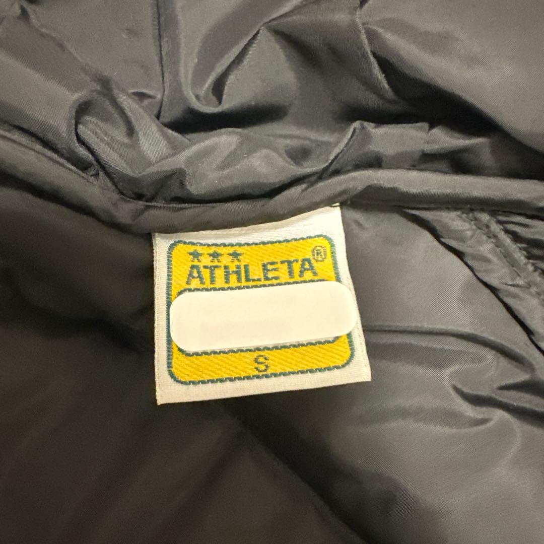 ATHLETA フード付きベンチコート ブラック