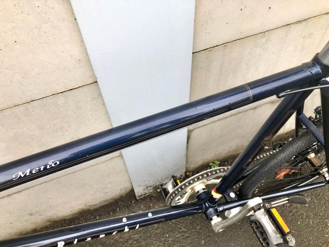 【美品・部品新品】ビアンキ　メルロー　7速　ミニベロ　CT490mm 整備済