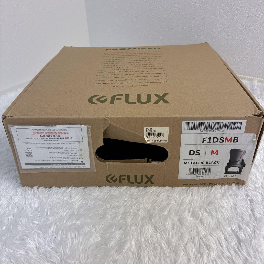 【極美品】FLUX DS ビンディング Mサイズ ブラック 箱付き スノーボード