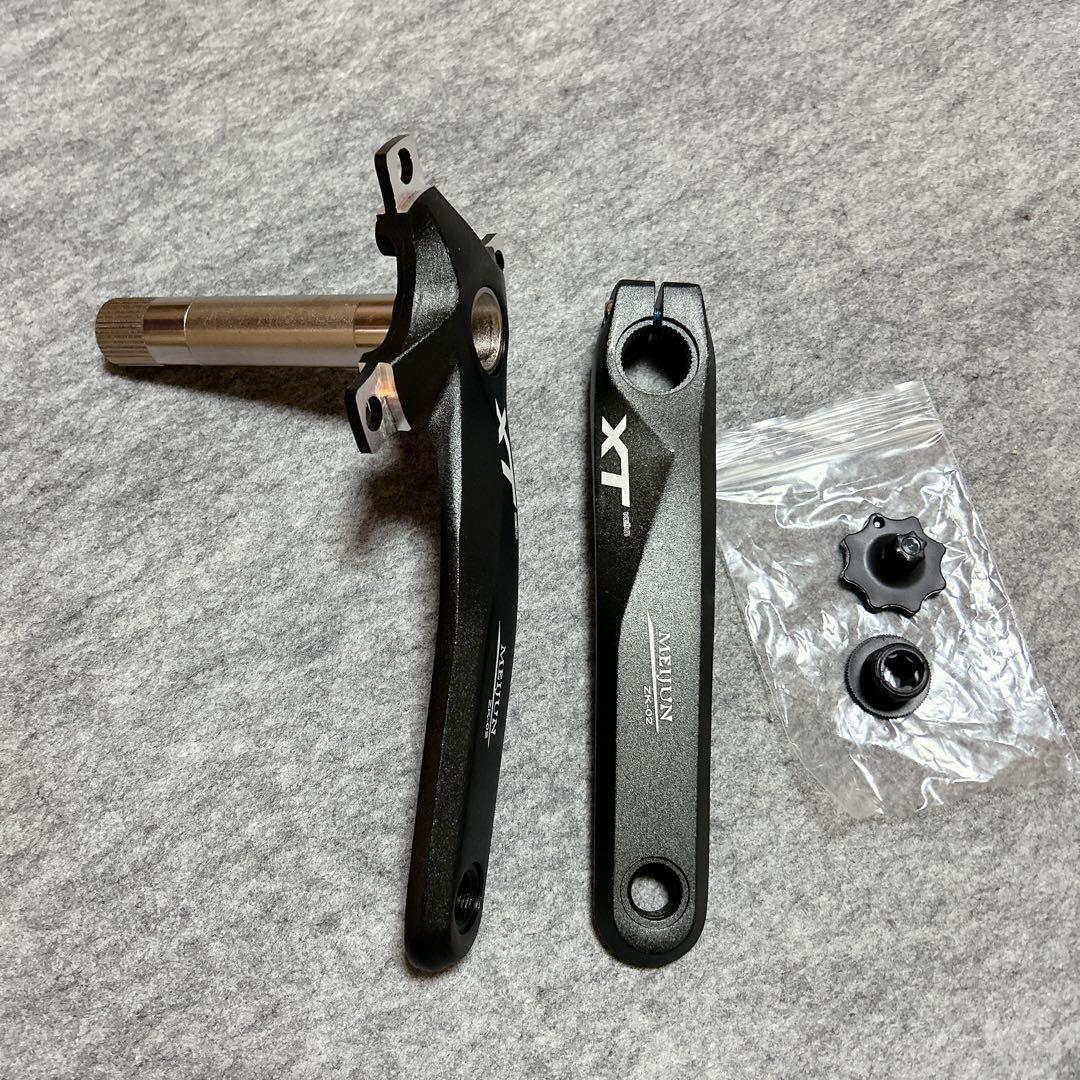 ZECHAO 自転車 クランクアームセット170mm アーバン シングル