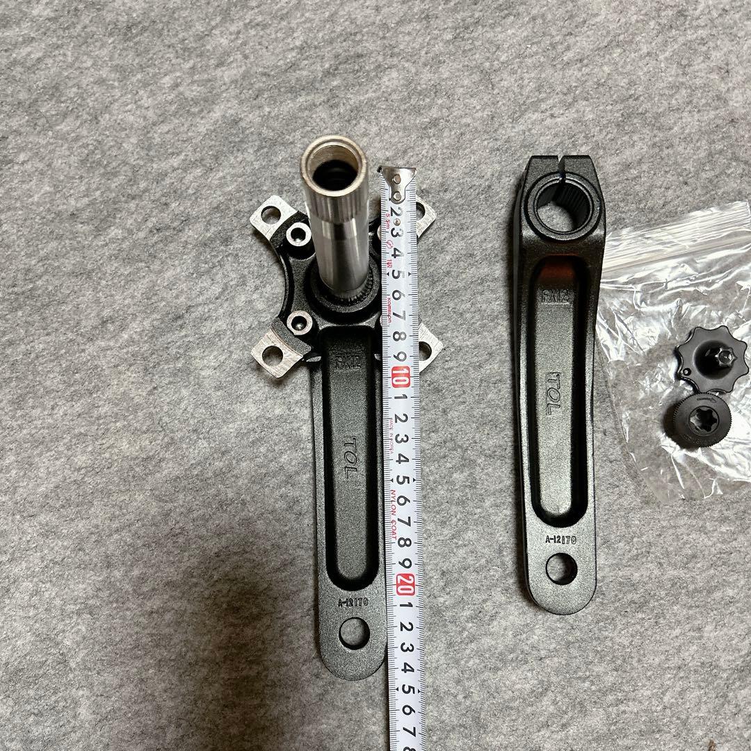 ZECHAO 自転車 クランクアームセット170mm アーバン シングル