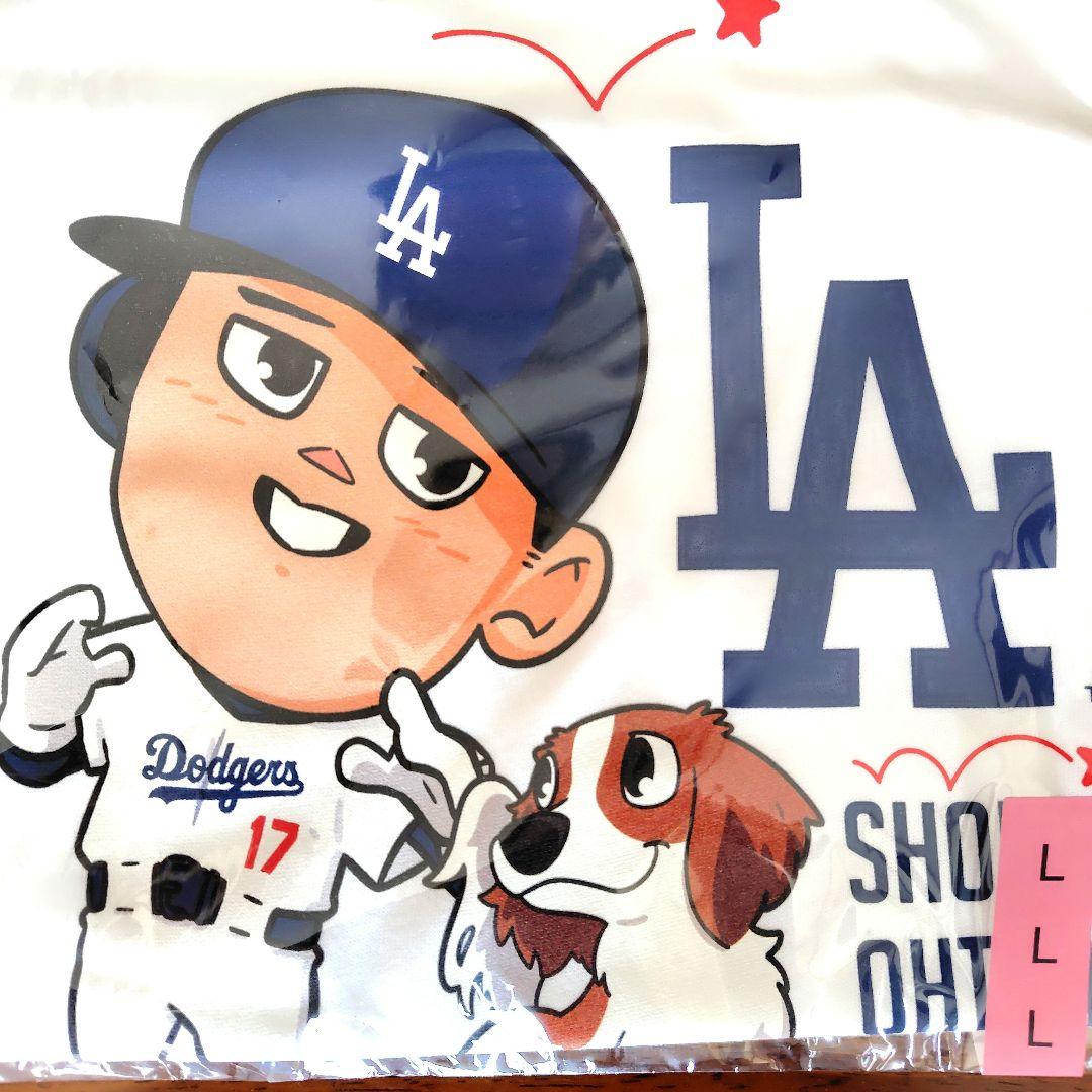 MLB　大谷翔平✕デコピン Tシャツ　 Lサイズ