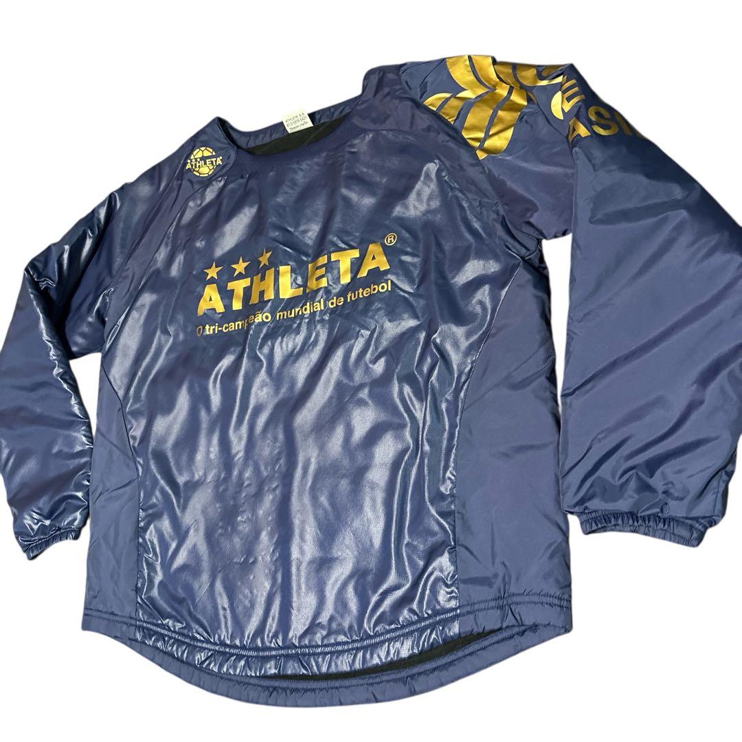 ATHLETA 中綿入りピステ上下 Mサイズ ネイビー