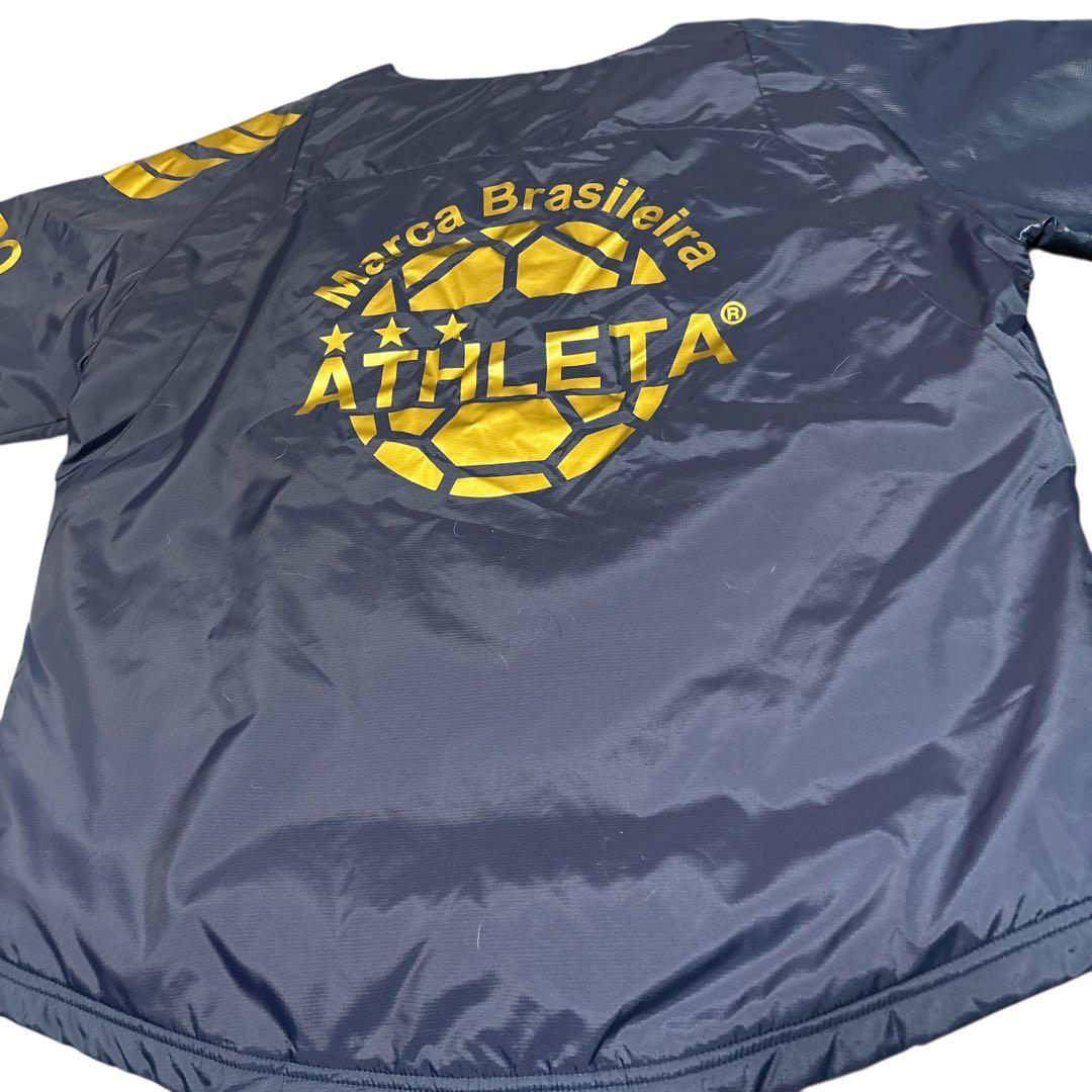 ATHLETA 中綿入りピステ上下 Mサイズ ネイビー