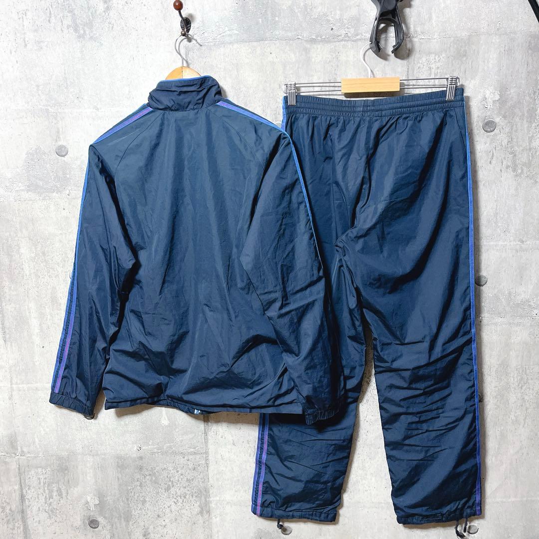 adidas メンズ 裏起毛ウインドブレーカーセットアップ 上下セット M