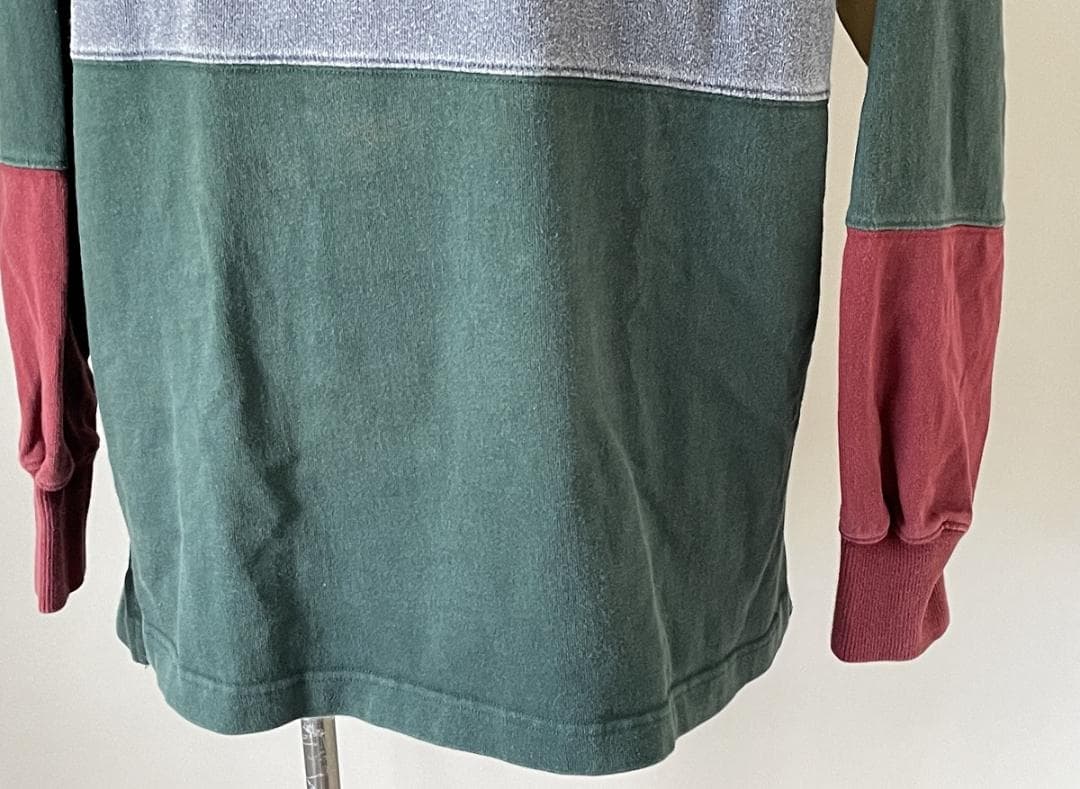 ビンテージ★カンタベリー Canterbury ボーダー 長袖 ラガーシャツ M