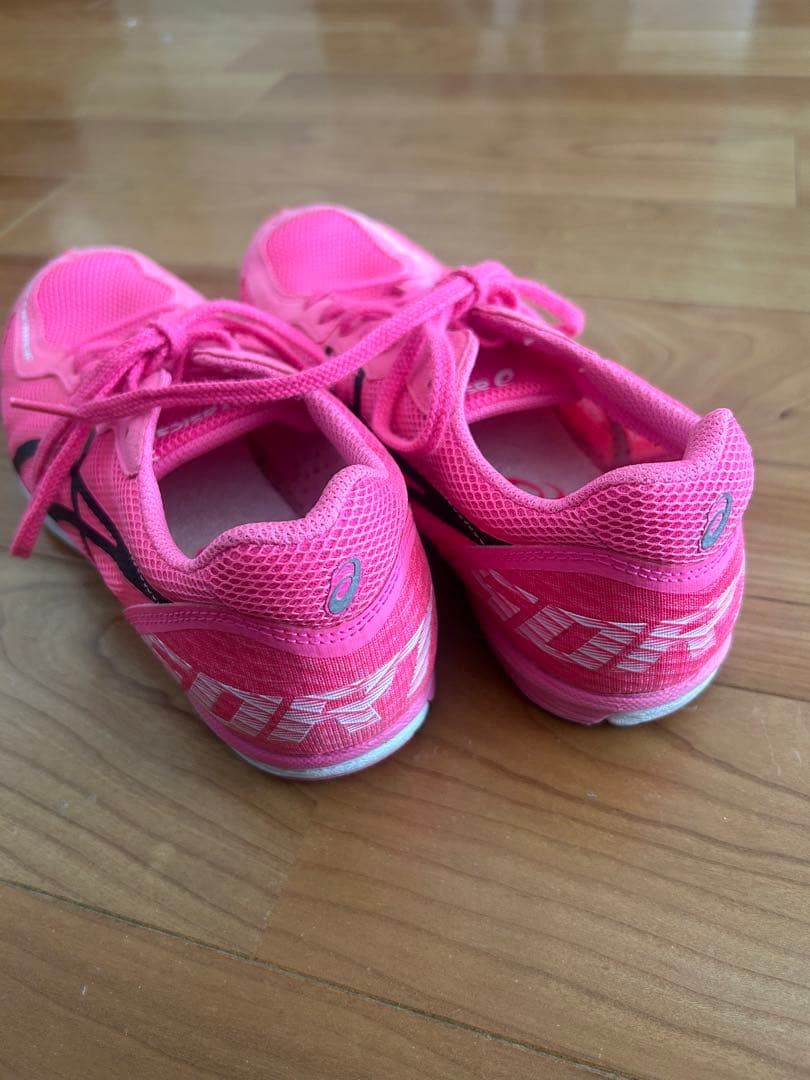 asics sortie magicスパイクシューズ ピンク