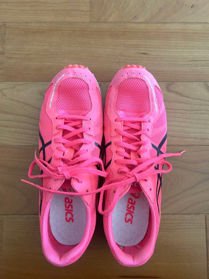 asics sortie magicスパイクシューズ ピンク