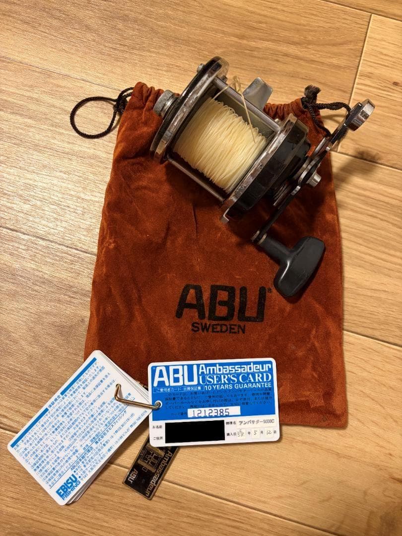 【1982年製】ABU Ambassadeur 9000C アブ アンバサダー黒