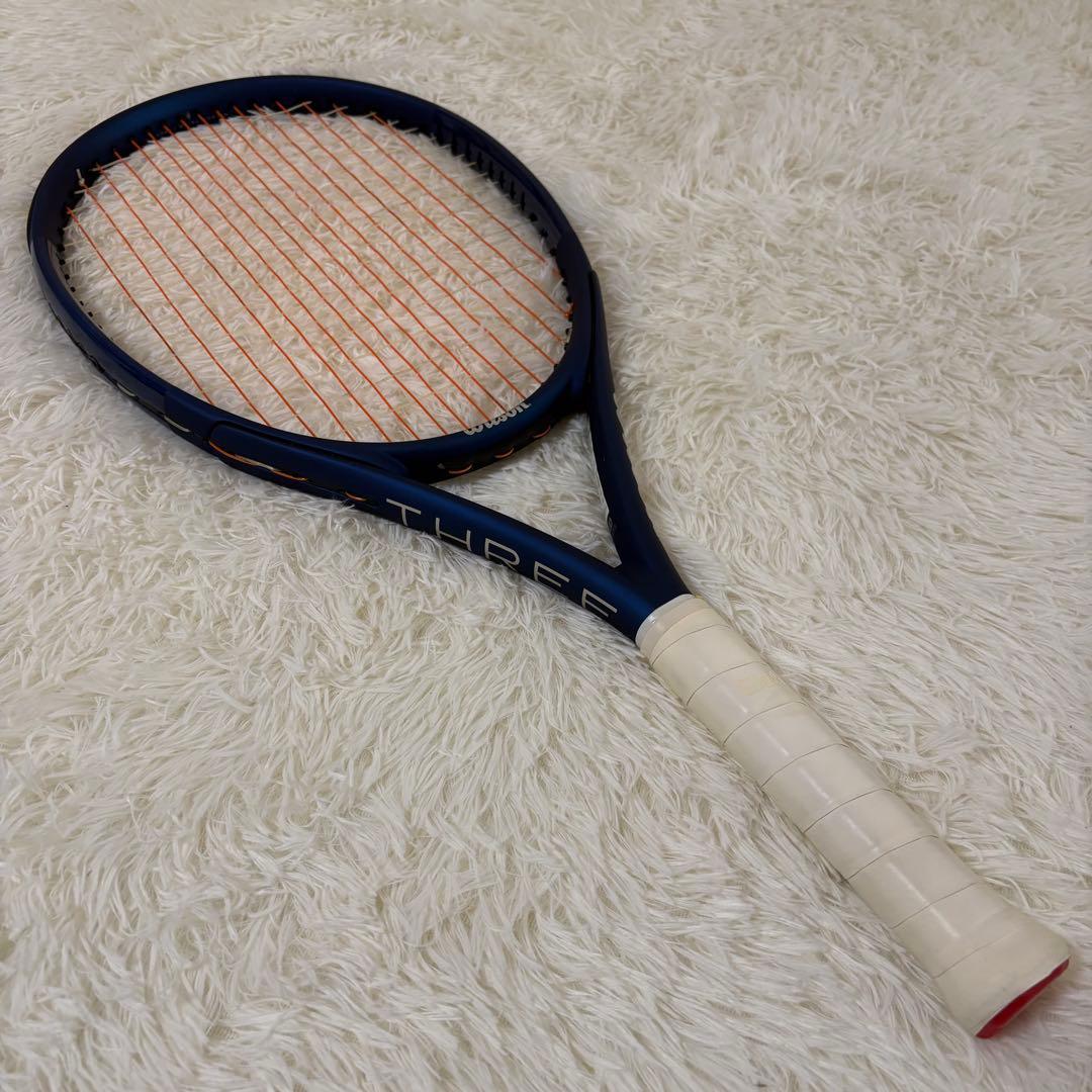 Wilson TRIAD THREE テニスラケット 硬式用G1 1/8 ブルー