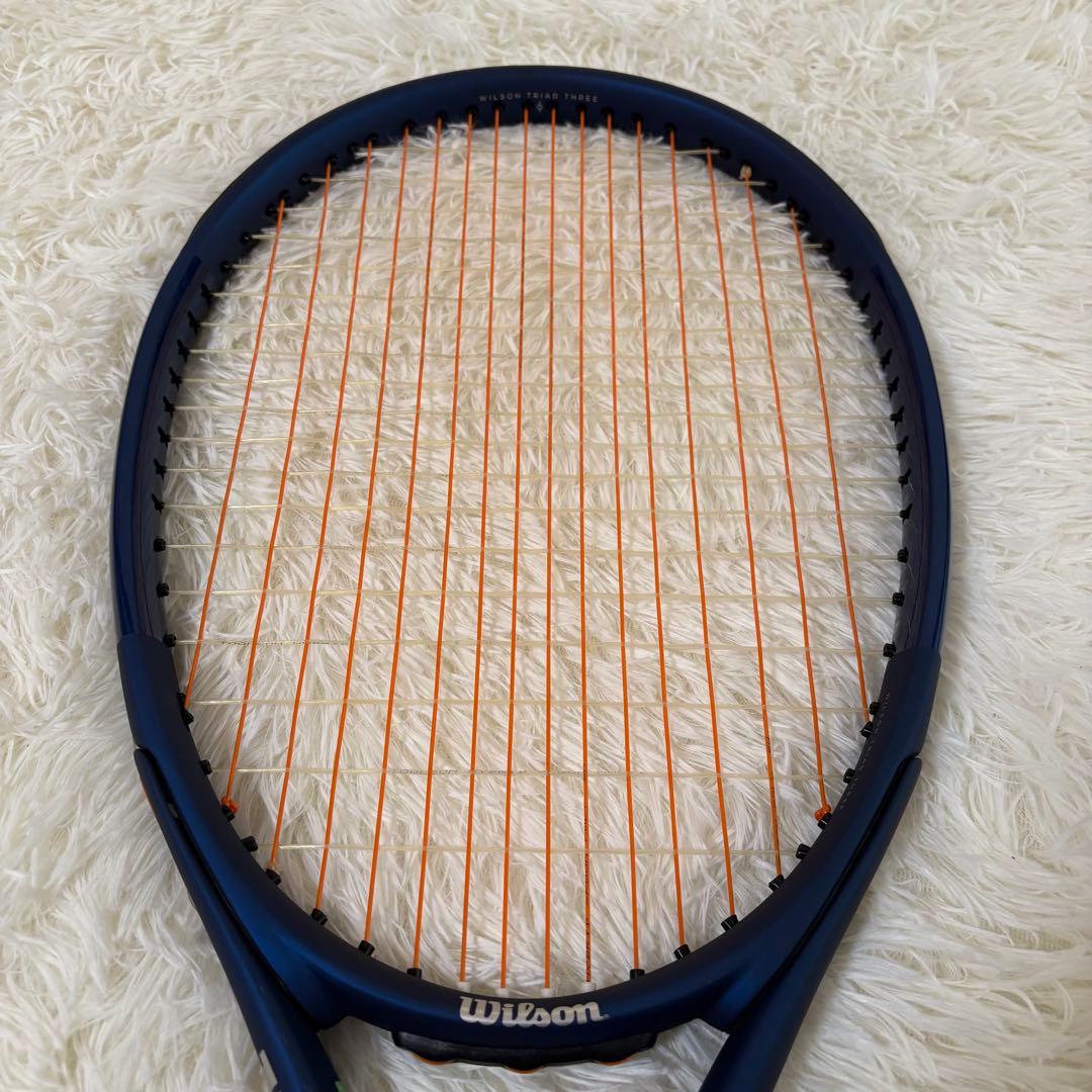 Wilson TRIAD THREE テニスラケット 硬式用G1 1/8 ブルー