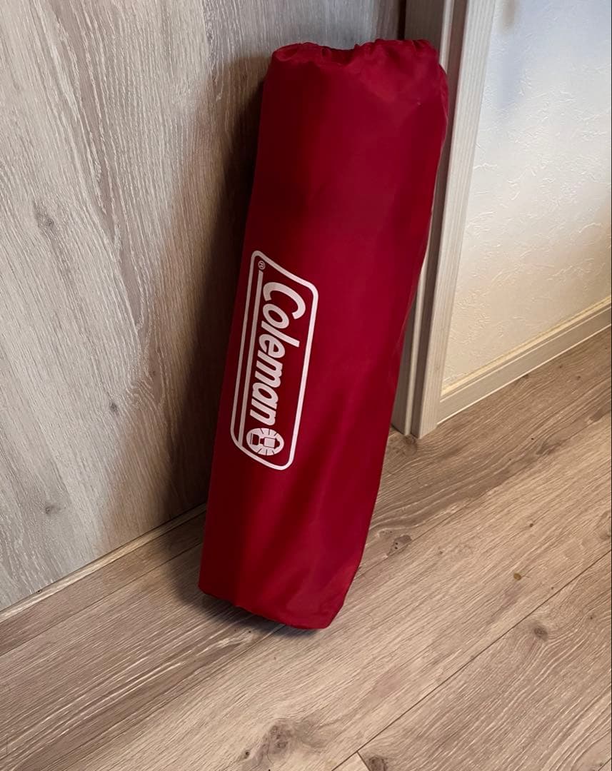 【Coleman】アウトドアワゴン ウッドロールテーブル