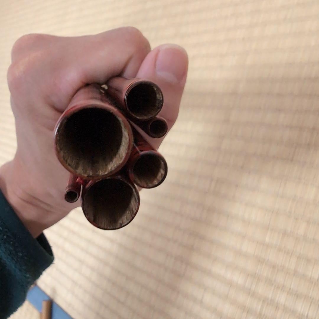 小継竹小物竿　タナゴ竿　銘　竿福　7本継　前長9尺　小ブナやタナゴ釣り用