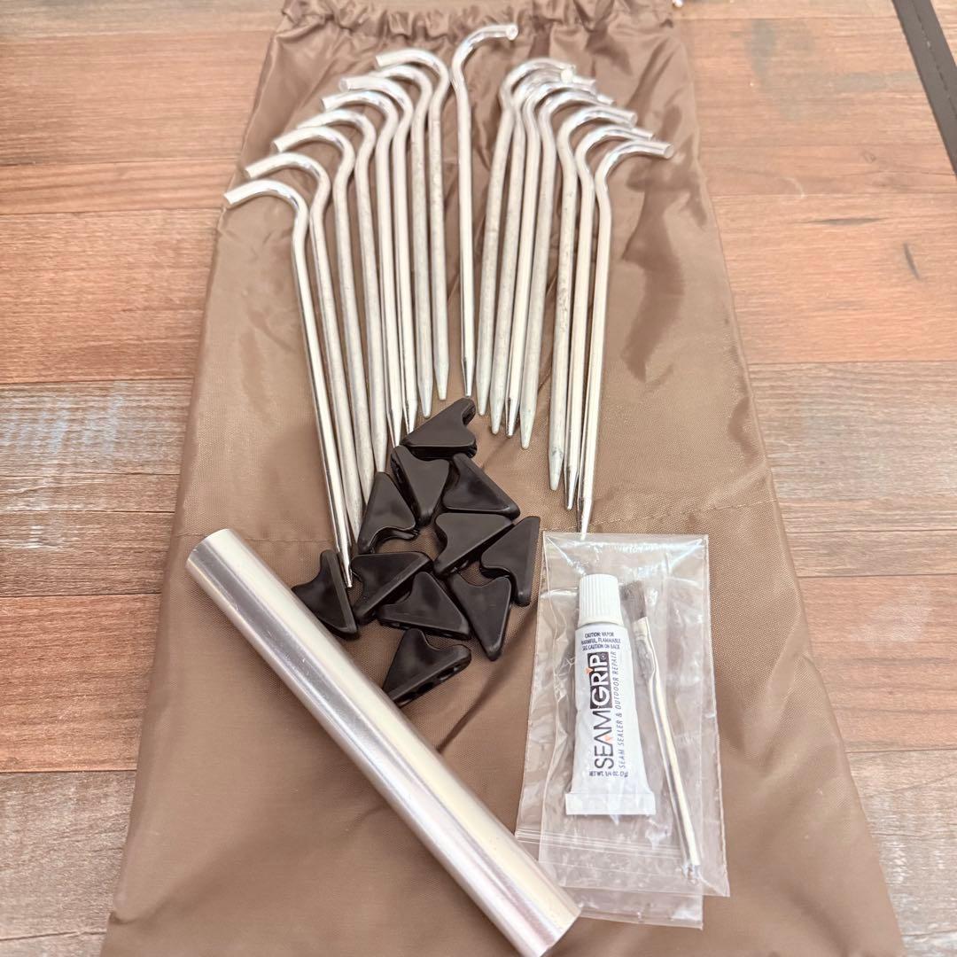 【定価10万円級/1回使用】スノーピーク アメニティドームL 豪華マット＆特典付