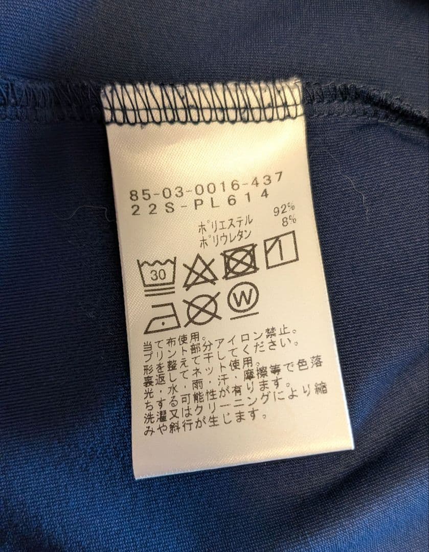 ✨美品✨ Beams Golf ビームスゴルフ 紺 シャツ ハイネック　半袖